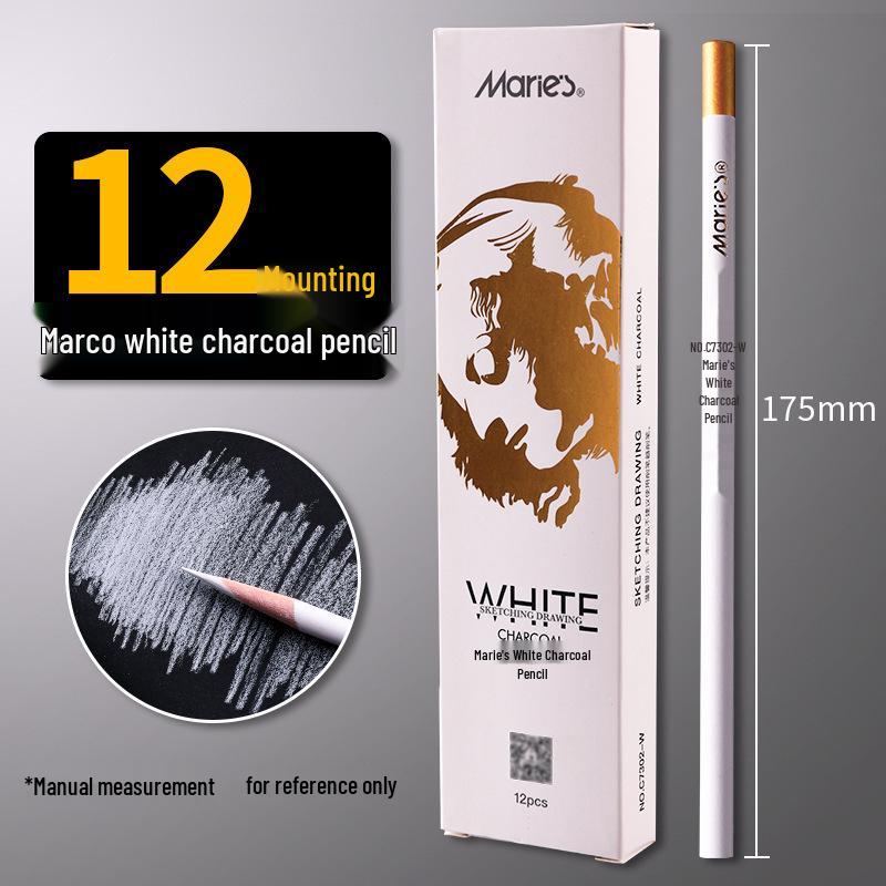 Mali Student Sketching & Drawing Pencil Set: Includes 2B, 4B, 14B soft, medium, hard, and charcoal pencils ideal for art exams.