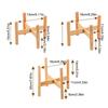Home Decoration Wood Flowerpot Holder Floor-Standing Flower Pot Base Plants Stand  Home Office