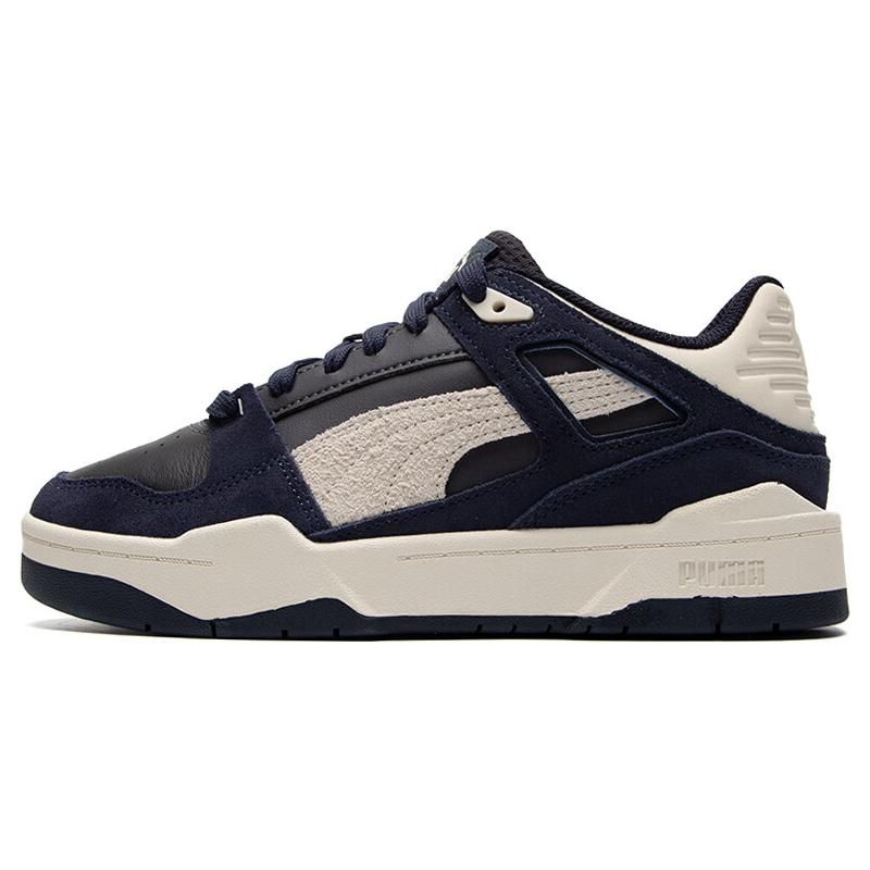 Puma Кеды унисекс Slipstream из ткани и кожи, повседневные, низкие, 392108-04, черные, темно-синие