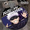Ковер с круглым ворсом Jujutsu Kaisen Ковер для гостиной, спальни, дивана, игровой комнаты Декор Нескользящий коврик для пола