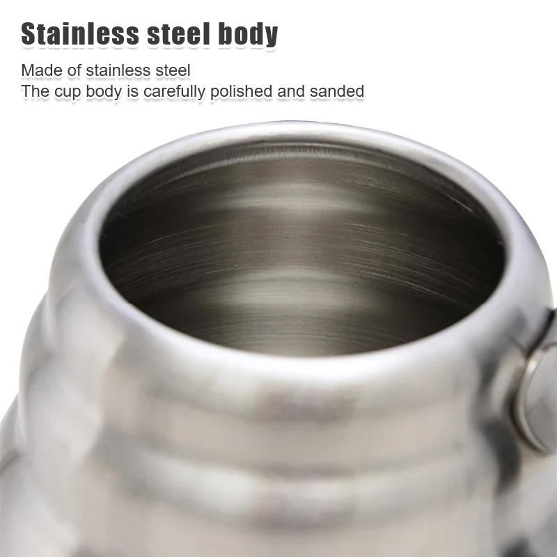 Stainless Steel Coffee Kettle with Thermometer, Gooseneck Thin Spout for Hand Drip Pour Over Coffee Tea Pot Teapot