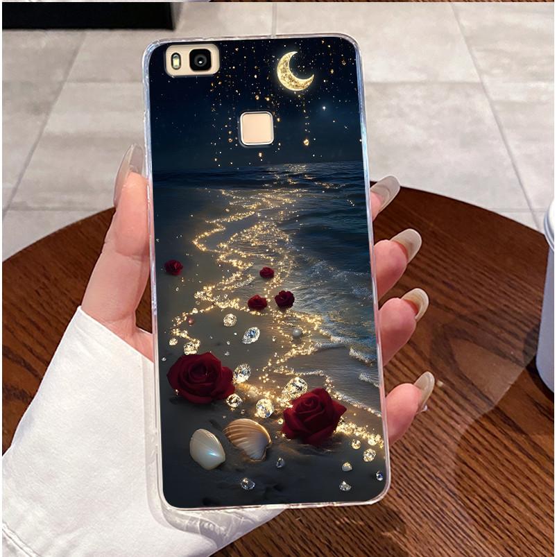 Soft Case For Huawei P9 Lite 2016 Back Cover Cute Love Rabbit Clear TPU Casing for Huawei P9Lite VNS-L31 VNS-L21 Bumper 5.2 inch