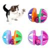 Pet Cat Kitten Dumbbell Bell Ball Scratch Training Game Interactive Playing Toy