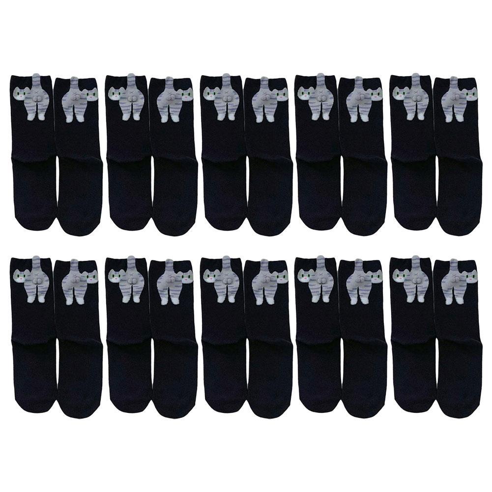Милые носки с яйцами кошек до середины икры, японские чулки для женщин, осенне-зимние, мягкие, удобные, влагоотводящие, дышащие, парные носки