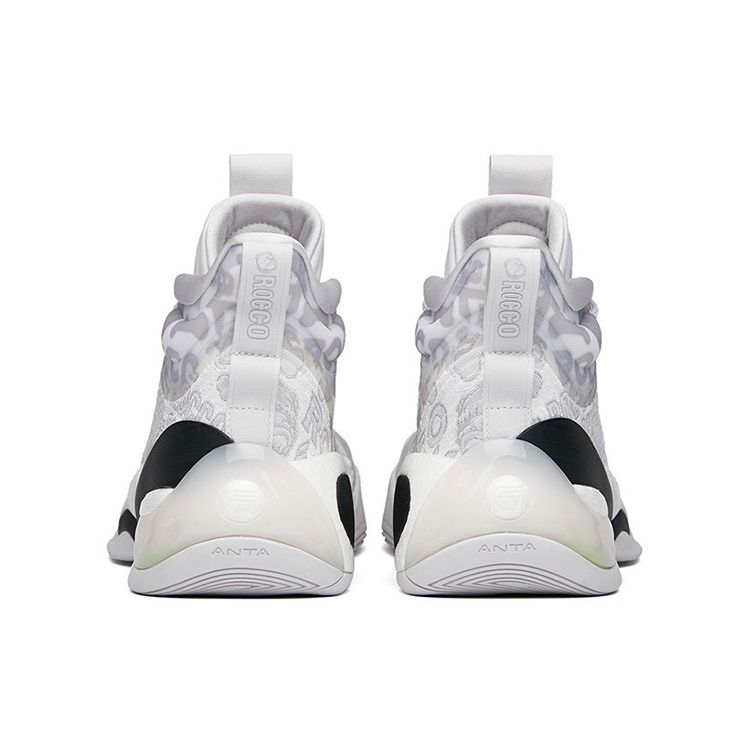 Anta Баскетбольные кроссовки KT7 Thompson Rocco Cushioning Support High-Top мужские серо-белые 112141101-5
