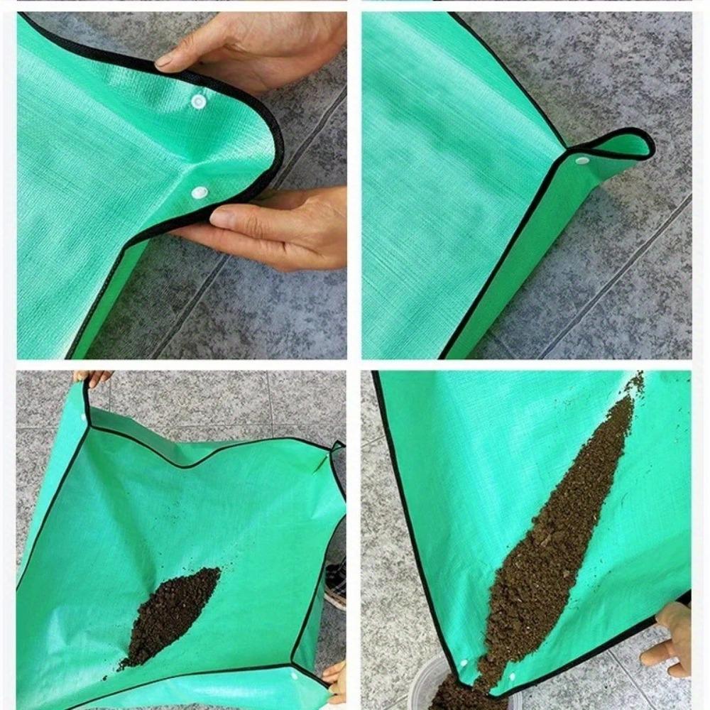 1pcs Planting Mat 100cm Gardening Potting Pad Foldable Garden Plant Flower Pot Transplanting Waterproof Mats