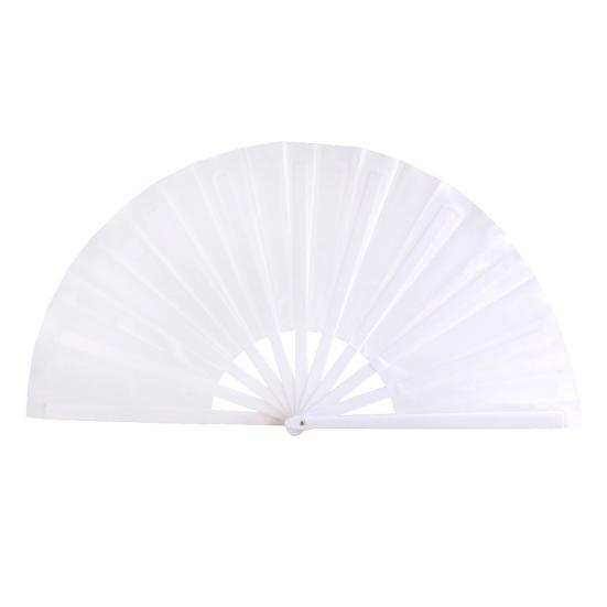 Однотонный складной веер для танцев в китайском стиле, портативный летний охлаждающий вентилятор, аксессуары для вечеринок