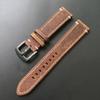 18 мм 20 мм 22 мм ремешок из натуральной кожи для часов в стиле ретро Crazy Horse кожаный ремешок для часов универсальный ремешок для наручных часов fot Garmin Amazfit HUAWEI Samsung