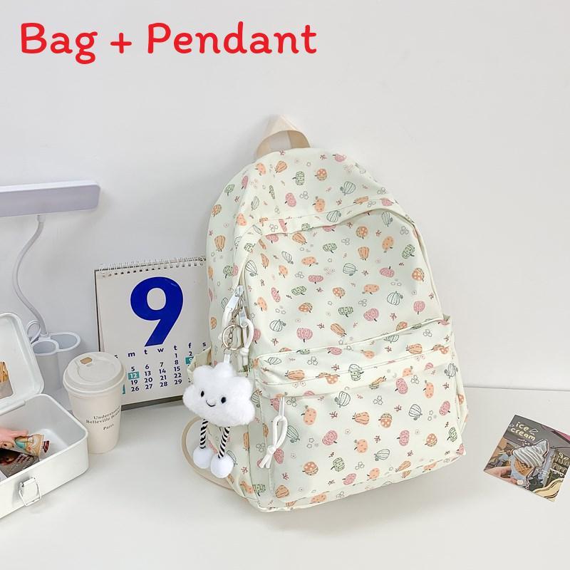 Style Small Backpack With Nylon Construction And Features For Students And Travel