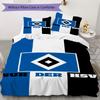 Hamburger SV Pattern Bedding,Quilt Set Quilt Cover Pillowcase Home Birthday Gift(1 * duvet cover + 2 * pillowcase, without core)_lx