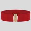 Fashion Lady Wide Belts Women Wide Elastic Belt Buckle Waist Dress Stretch