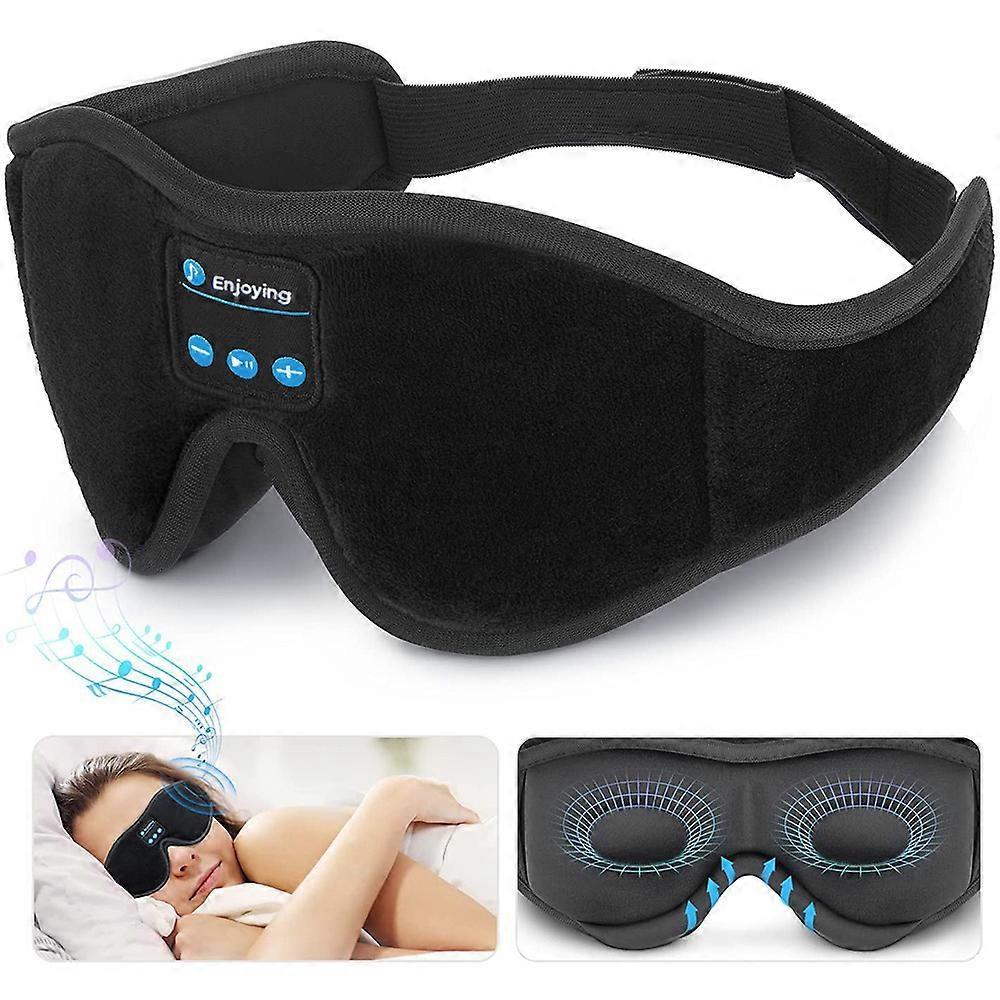 Sleep Mask with Headphones,Sleep Headphones Breathable Sleeping Headphones for