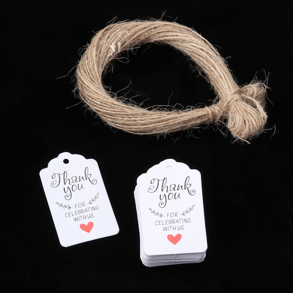 Supplies Handcraft Gardening Labels Merry Christmas Kraft Paper Tags Thank You Labels Hang Tag