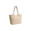 COACH North 32 Metal Logo Grained Leather Tote Bag Shopping Bag Shoulder Handbag Large Women's Brass and Ivory