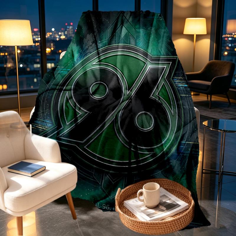 Hannover 96 Football Print Blanket - Soft & Comfortable, for Bedroom, Travel, Sofa, Home Decoration - Birthday Christmas Gift for Friend