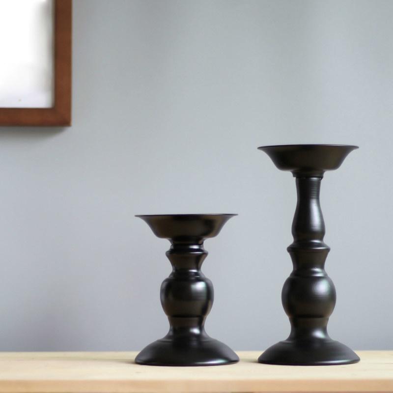 European Candle Holder Iron Candlestick Geometric Table Candlesticks Ornament for Wedding Dinner