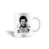 Ceramic Mug - Pablo Escobar - Black and White - 30cl - Dishwasher Safe - Cylindrical