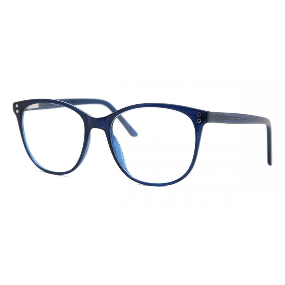 Full Rim Square Blue Smartbuy Collection Angie Ac22d Fashion Unisex Eyeglasses