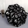 1pc Gothic Symbols Circular Pattern Umbrella with Plastic Handle,Suitable for All Seasons Home Travel Outdoor UmbrellaDD1454