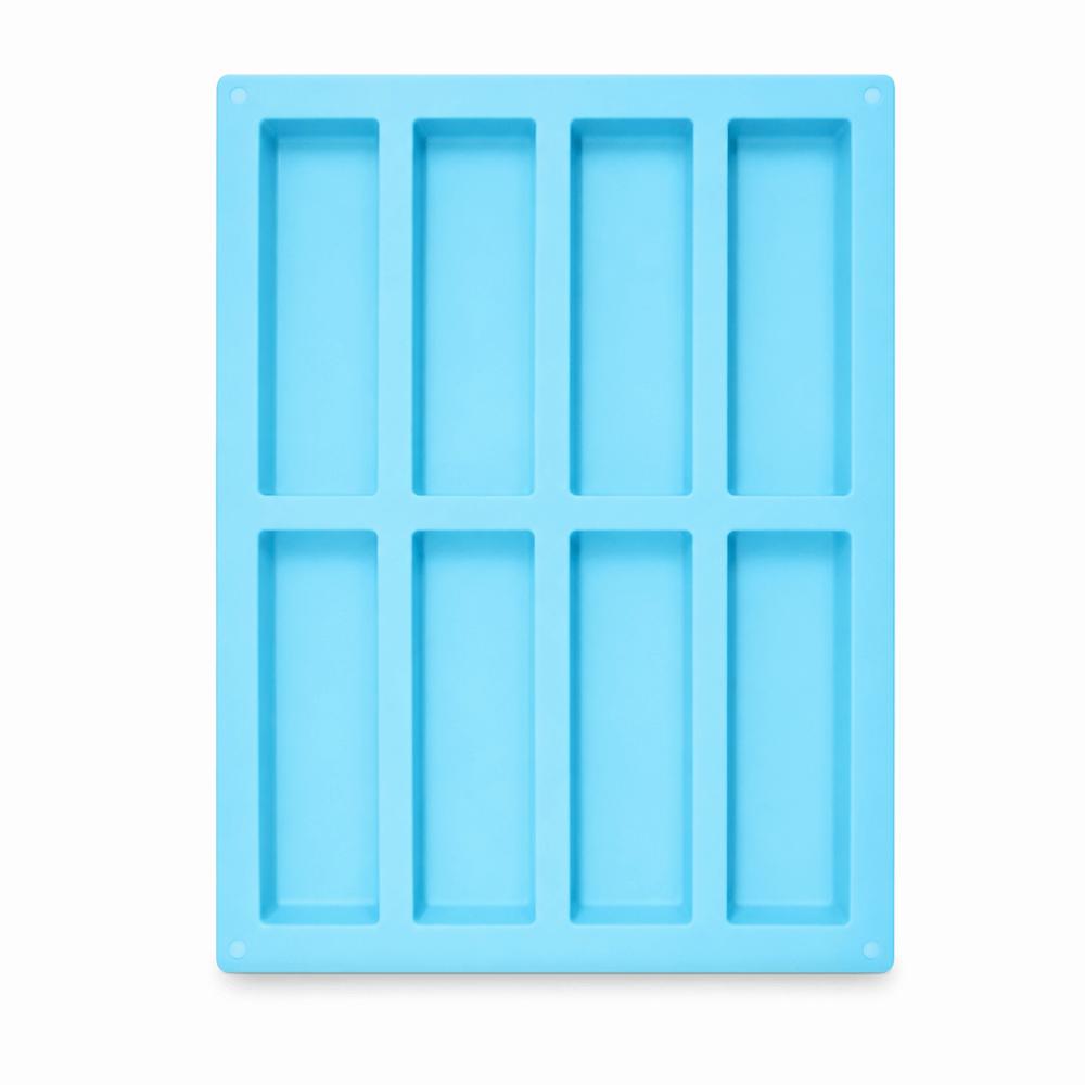 Rectangle Silicone Candy Mold DIY Silicone Ice Cube Tray Granola Bar Pan for Baking Energy Bars