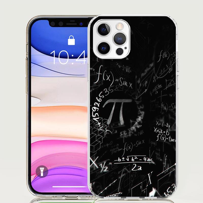 Чехол для телефона Физика Химия Математика Для iPhone 17 Air 16 15 Plus 11 14 Pro Max 13 Mini 12 7 8 + SE Узорное Искусство Индивидуальный Co