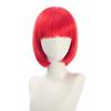 Halloween cosplay dress up wig high temperature silk bangs solid color Bobo head full headgear