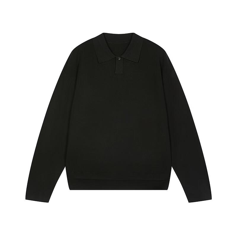 Мужская трикотажная рубашка поло CROQUIS с длинным рукавом H-типа Осень 2025