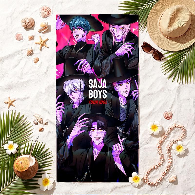SAJA BOYS Soft Beach Towel Stylish Beach Pool Towel for Summer Seaside Vacation Travel