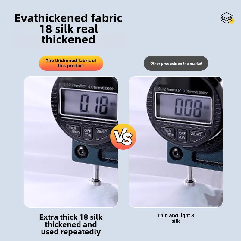 Утолщенный и удлиненный многоразовый дождевик для взрослых с полной защитой тела, прозрачный детский дождевик из ЭВА.