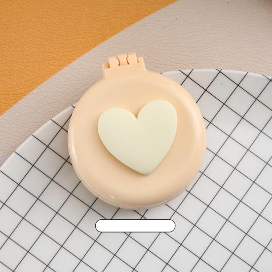 Мини-складная расческа 2-в-1 с зеркалом для макияжа, портативная дорожная расческа с воздушной подушкой, массажная расческа для кожи головы для женщин и девушек, распутывающая расческа