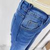 Womens High Waist Straight Leg Denim Pants Stretch Casual Jeans Daily Wear