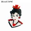2023 Creative Princess Brooch Acrylic Personality Fashion Girl Pin
