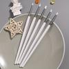 5Pcs DIY Manicure UV Gel Sculpture Nail Pen Small Head Polish Tip  Manicure Tools