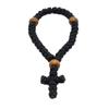 Orthodox Side Buckle Cross Bracelet Religious Wooden Beads Prayer Rope Adjustable Prayer Beads
