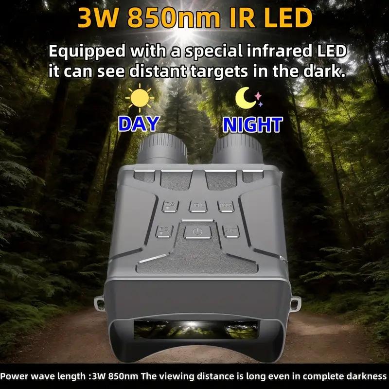 1080P HD Telescope Night Vision Binocular Device 5X Binocular Day Night Use Photo Video Taking Digital Zoom For Hunting