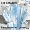 Kaba Bear Шариковая ручка Быстросохнущая: Гладкие, Не промазывающие Черные Чернила для Экзаменов и Ведения Заметок
