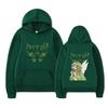 Autumn And Winter Flower Letter Printed Sweater Hoodie