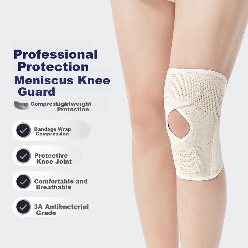 Keep Sports Knee Brace Meniscus Joint Protection Sleeve Classic Black Size L Double Pack