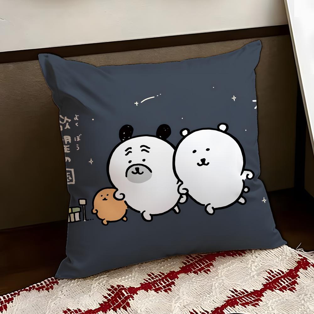 NNagano Милая BBear Чехол для кушона Двусторонний Мягкий Прочный Чехол для подушки Дом Автомобиль Многоцелевое Использование для Ежедневного Комфорта