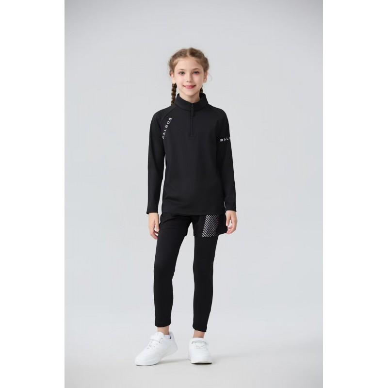 Long Sleeve Badminton Set Kids Youth Sportswear Tracksuit Gym Running Cycling Outfit Winter