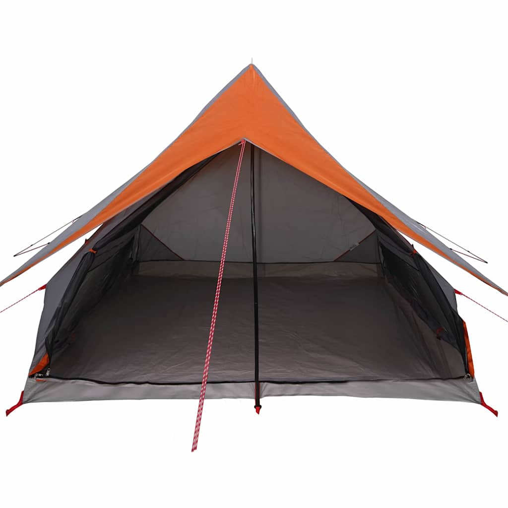 Family Tent with Grey and Orange Roof 315 x 286 x 200 cm
