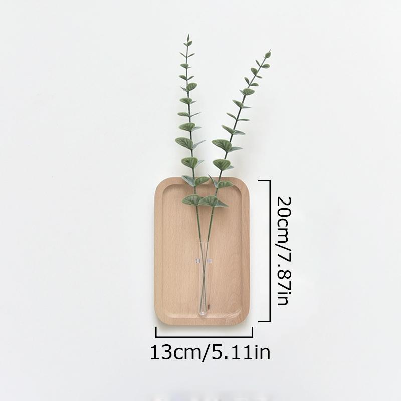 1 шт. Настенное украшение для спальни, твердая древесина, домашний декор, деревянные вазы, креативные, доступно несколько вариантов