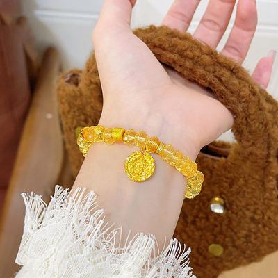 Браслет из круглого циркона 24k, браслет-тыква с портретом, роскошный браслет высокого класса, темпераментные украшения для женщин