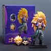 LK Studio Dragon BallZ 2% Готенкс Укун SSj3 8,66 дюйма/22 см Подвижный Три головы сменные ПВХ Боевая фигурка горячие игрушки Прочный Подарок