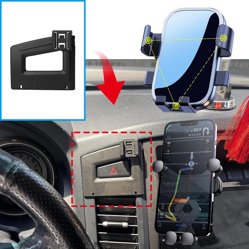Support de téléphone personnalisé adapté pour Mitsubishi Pajero 2011 – 2022, Base d'écran de tableau de bord, sans perceuse pour voitur