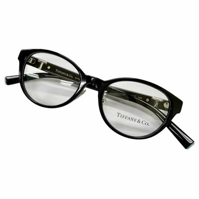 Превосходный TIFFANY&Co. Очки с логотипом T на дужках черные мужские TF2236-D Б/у