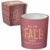 Autumn Scented Candle, Apple, Pumpkin & Leaves Scent, 1 Piece