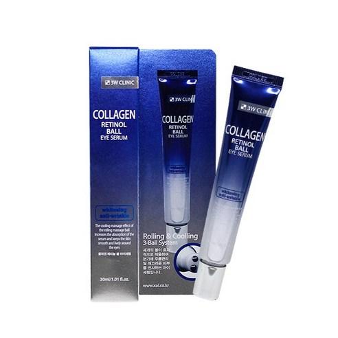 3W CLINIC Collagen Retinol Ball Eye Serum Firming & Anti-Wrinkle Eye Care 30ml
