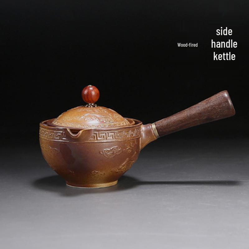 Портативный дорожный чайный набор для кунг-фу: 1 чайник и 4 чашки в подарочной коробке, опция нанесения логотипа на заказ