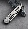 Мини складной нож, EDC Sharp Pocket Knife Key Shape Portable Pocket Knife Camping Fruit Specialized